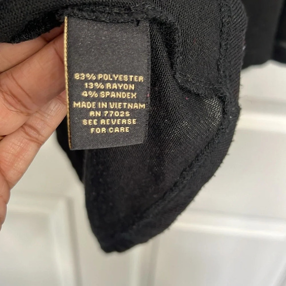 Serena Williams Signature long sleeve top - black - Size small - Picture 6 of 6